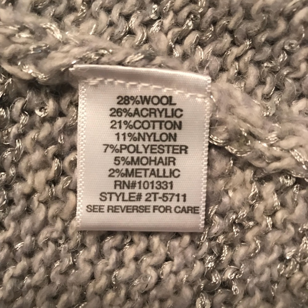 Gray sequin sweater - Picture 5 of 5